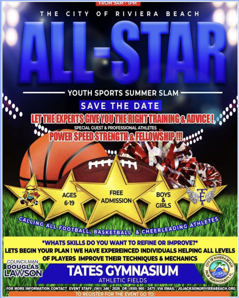 All Star Youth Sports Summer Slam The Activist Calendar