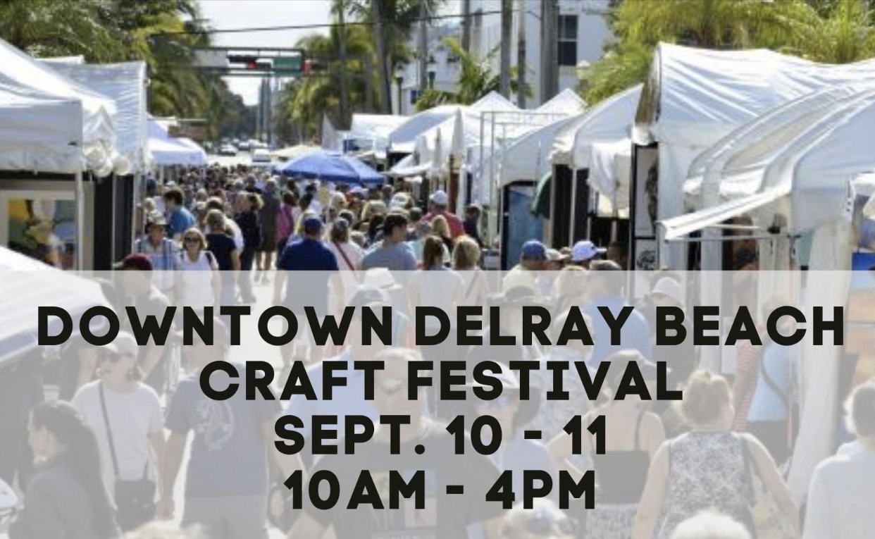 Downtown Delray Beach Craft Festival The Activist Calendar