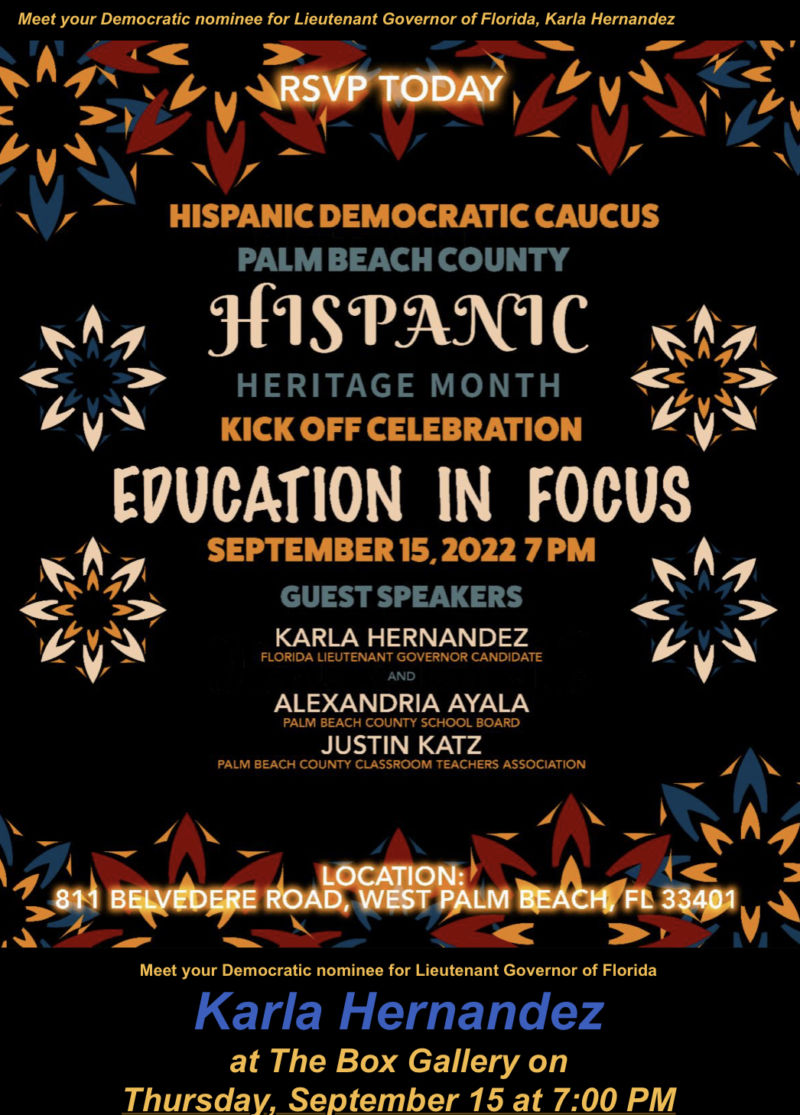 Hispanic Heritage Month Kick Off Celebration The Activist Calendar 9740