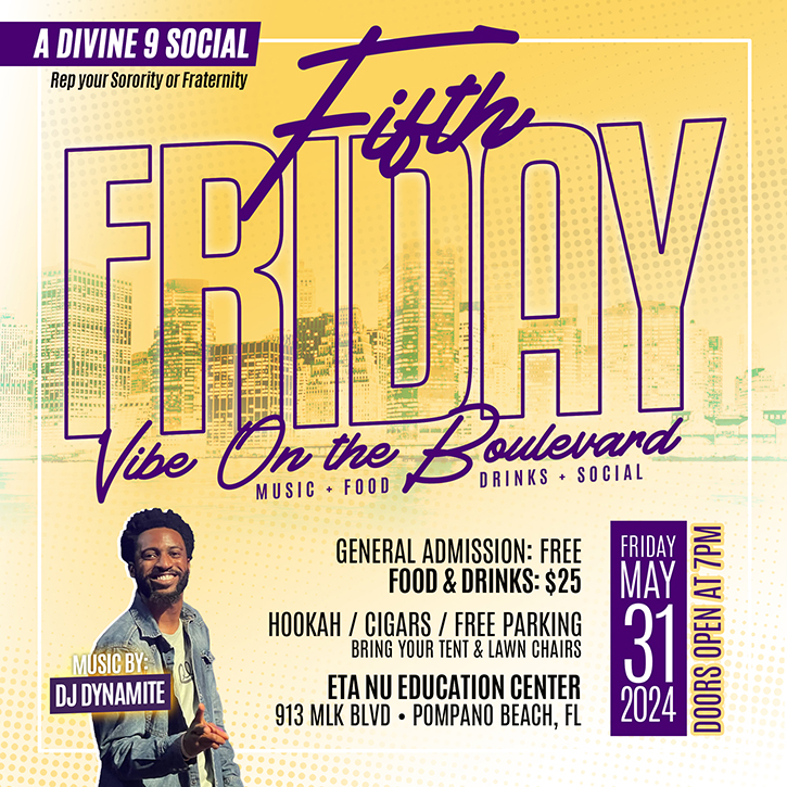 Eta Nu Ques present 5th Friday: Vibe on the Boulevard